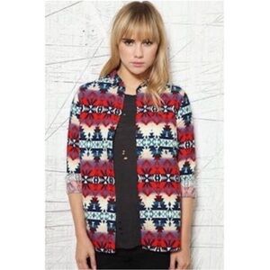 Urban Outfitters BDG Southwestern Flannel Shirt Size Small